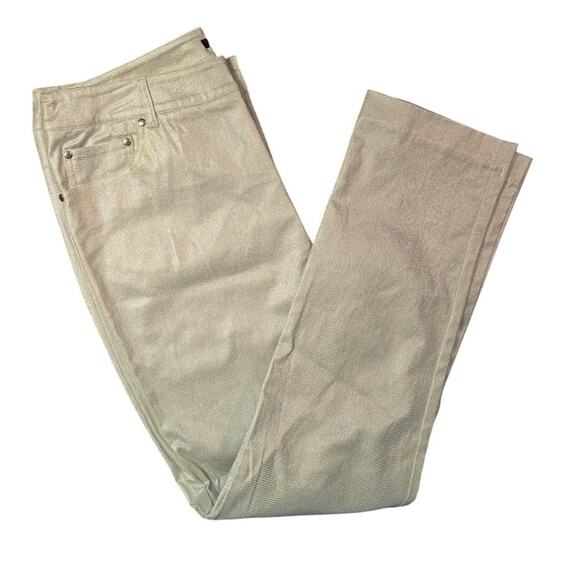 E39 By Eric Silver Stretch Jeans Sz 12 NWT - Picture 2 of 12